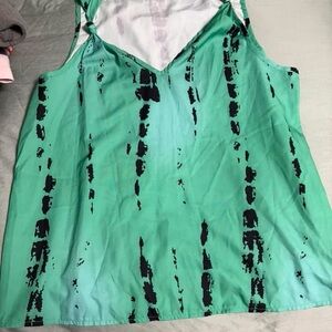 Stylish Green and Black Women's Top